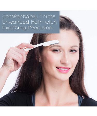 Dermaplaning Tool (9 Count) - Face Razor for Women | Hair Remover Blade for Eyebrows & Peach Fuzz | Exfoliate & Smooth Skin - Pack of 1 - Buy Online on SooperMarket.com