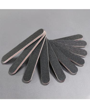 RedFlow Nail File,Short Style Nail Buffer Set Contains 10 Nail Files,Professional Double Sided 100/180 Grit Nail Files,Nail Buffering Files for Home and Salon Use(10 Pack)