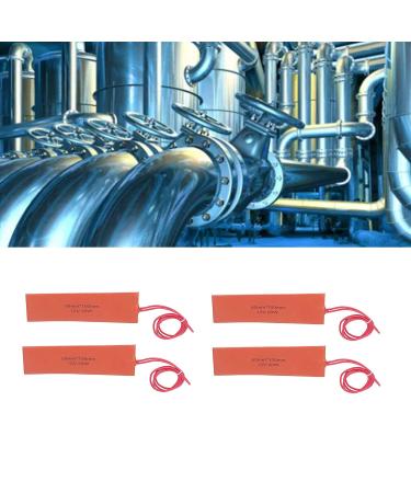 4pcs Silicone Rubber Heating Pad - 12V 20W Heating Mat for Industrial Equipment | Durable & Efficient Heating Solution - Buy Online on SooperMarket.com