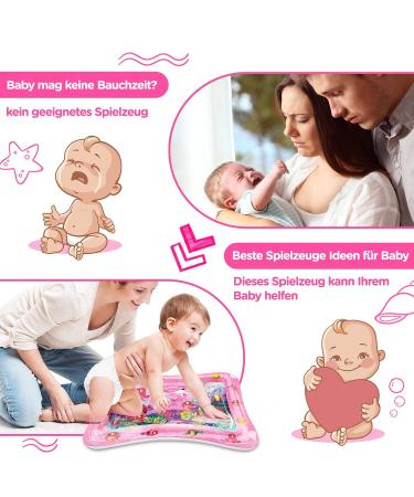 Dusor Water Mat for Babies | BPA-Free Inflatable Play Mat - Perfect for 3-9 Months | Fun Water Play & Tummy Time Activities - Buy Online on SooperMarket.com