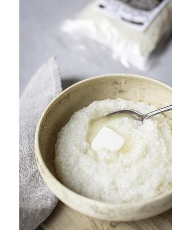 Southern Kitchen White Stone Ground Grits - 1.5 lbs | Old Fashioned Authentic Grits - Buy Online on SooperMarket.com