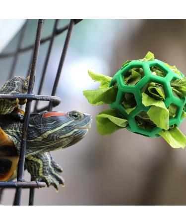 Lodczioe Turtle Treat Feeder Ball | Grass & Veggie Dispenser for Small Pets - Optimal Nutrition & Fun - Buy Online on SooperMarket.com