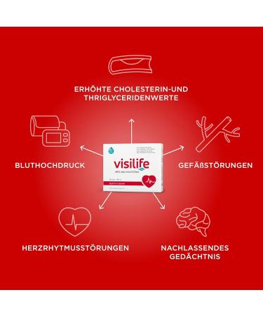 Visilife: Healthy Heart & Cholesterol Support - Liquid Formula for LDL & HDL - Laboratory Tested (1 Pack) - Buy Online on SooperMarket.com