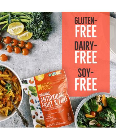 BetterBody Foods Organic Antioxidant Fruit & Fiber Superfood Blend - 12.7 oz Powder - Buy Online on SooperMarket.com