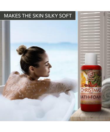 Bath Foam Christmas 34 Fl Oz - Relaxing Aromatherapy for Good Sleep & Spa Experience | Body Care & Wellness - Buy Online on SooperMarket.com