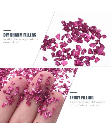 FRCOLOR 1 Glass Chip Nail Filler Crushed Glass for Crafts Ornament Crafts Crushed Irregular Glass Irregular Glass Epoxy Fillers Rhinestone for Nails Diy Epoxy Fillers Bulk Nail Stone 3d 0.5X0.3cm Rosy - Buy Online on SooperMarket.com