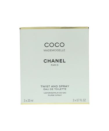 Coco Mademoiselle by Chanel for Women Set (Eau De Toilette Spray 0.7 Ounce Two Eau De Toilette Refills 0.7 Ounce Each) Orange 0.7 Fl Oz (Pack of 3) - Buy Online on SooperMarket.com
