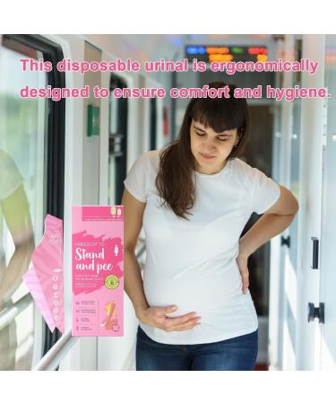 Standing Urinal for Women Paper Vertical Pee Funnel Waterproof - Leakproof Multifunctional Urinal Device Ergonomic Portable Urination Solution for Women Girls Pregnant - Buy Online on SooperMarket.com