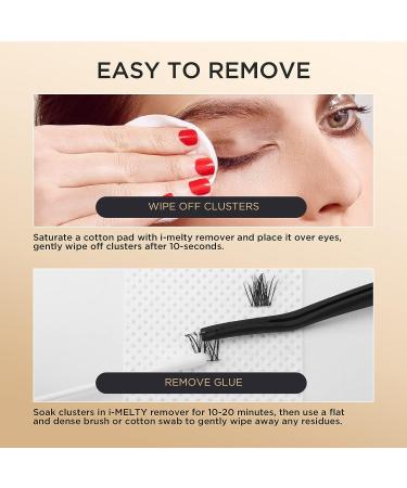 LASHVIEW Super Strong Hold Cluster Lash Glue | 72 Hours Long Lasting & Waterproof | Fast Drying & Non-Irritating - Buy Online on SooperMarket.com