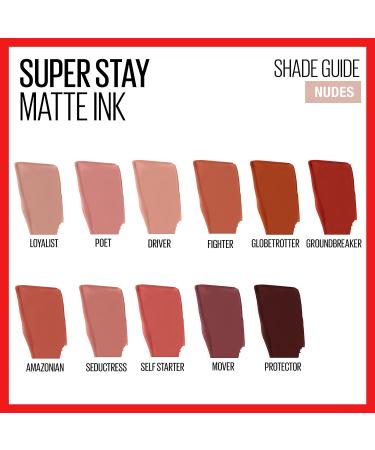 Maybelline New York SuperStay Matte Ink Un-nude Liquid Lipstick Poet 0.17 Ounce Beige 5 ml (Pack of 1) - Buy Online on SooperMarket.com