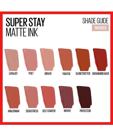 Maybelline SuperStay Matte Ink Liquid Lipstick - Seductress 0.17 Fl Oz | Long-Lasting Wear - Buy Online on SooperMarket.com