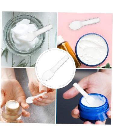 WOFASHPURET Stainless Steel Spoon Facial Cosmetic Spoon Glass Octopus Ornament Anti Wrinkle Eye Cream Mini Spoons Mini Scoops Clay Blenders Facial Cream Spoons Make up Baby Scraper 6.5x2x0.2cm Silver - Buy Online on SooperMarket.com