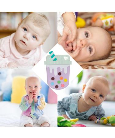 Aznever Silicone Bite Ring - Safe Baby Teething Toy | Food-Safe Silicone Cartoon Design & Gum Protection - Buy Online on SooperMarket.com
