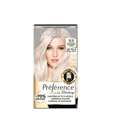 L'Oreal Paris Preference Hair Dye Long Lasting Luminous Permanent Hair Colour 11.11 Venice VENICE 11.11 1 count (Pack of 1)