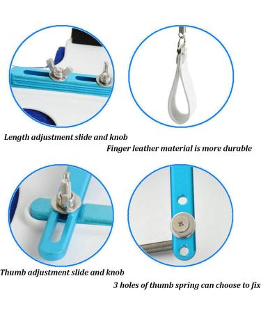 Adjustable Finger Orthosis Multifunctional Wrist Physiotherapy Training for Both Right and Left Hands - Buy Online on SooperMarket.com