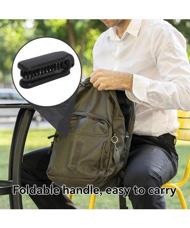 Collapsible Hairbrush & Travel Beard Styling Combs | Double-Headed Antistatic Brushes for Men | Smooth Shine & Style Anywhere - Buy Online on SooperMarket.com
