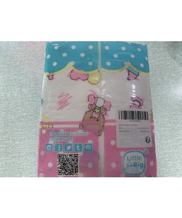 LittleForBig Printed Adult Brief Diapers - ABDL 10 Pack - Baby Cuties MM in Pink | Comfort & Quality for Adult Baby Diaper Lovers - Buy Online on SooperMarket.com