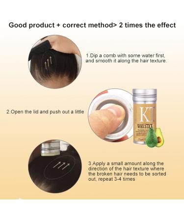 Hair Wax Stick for Edge Control and Anti-Frizz Styling - Non-Greasy Hair Pomade Stick 2.7 Oz (1PCS) - Buy Online on SooperMarket.com