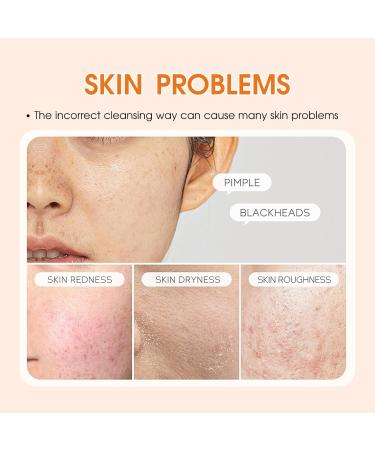 Turmeric Facial Cleanser Set Kojic Acid & Turmeric Face Wash Foaming Cleanser + Turmeric Kojic Acid Cleansing Pads Turmeric and Kojic Acid Cleansing Pads + Foaming Face Wash Acne Dark Spots - Buy Online on SooperMarket.com