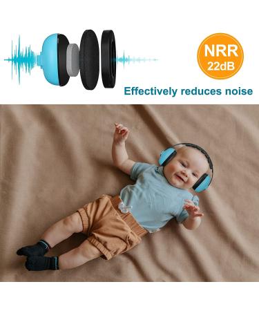 ProCase Baby Ear Protection (Aged 0-3 Years)  Noice Cancelling Headphone for Newborn Toddler Infant  Sound Proof Hearing Protection Earmuffs for Sleep Airplane Travel -Blue - Buy Online on SooperMarket.com