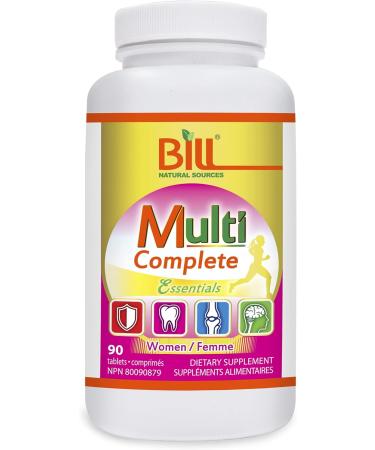 Bill Natural Sources Multi Complete Essentials for Women 90 Tablets - Buy Online on SooperMarket.com