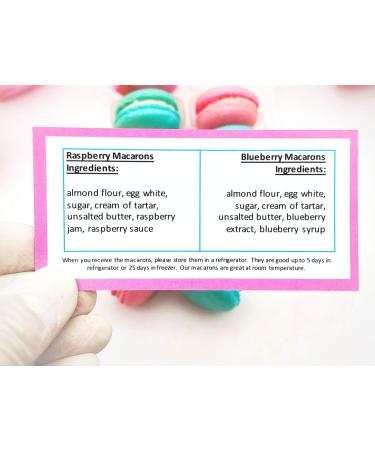 Delicious Raspberry & Blueberry Macarons - Value Pack of 6 | Buy Online - Buy Online on SooperMarket.com