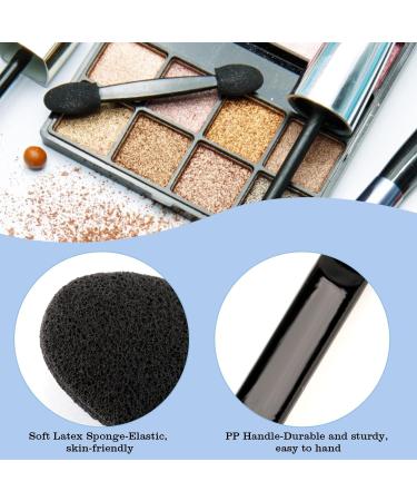 100PCS Disposable Eyeshadow Applicators | Black Sponge Brushes for Eye and Nail Makeup - Buy Online on SooperMarket.com