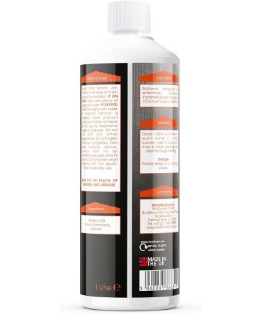 Inspired - Lemon Floor Gel | Powerful Concentrated Cleaner | Suitable for Hard Wood Laminate Tiles Vinyl and Stone - 1 Litre - Buy Online on SooperMarket.com