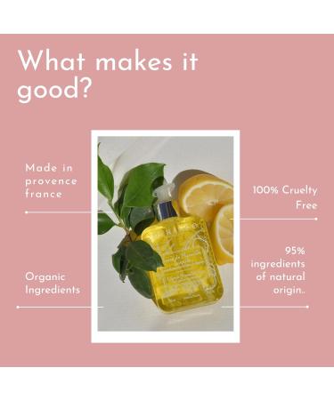 Durance Liquid Marseille Soap With Lemon & Ginger Essential Oils 300ml - Paraben Free Hand Wash - Vegan Friendly - Gently Cleanses & Nourishes - Buy Online on SooperMarket.com