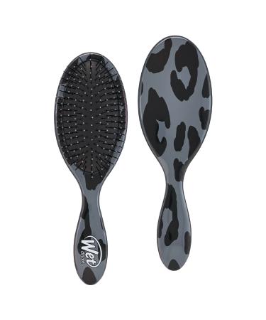 Wet Brush Original Detangling Hair Brush  Dark Gray Leopard - Ultra-Soft IntelliFlex Bristles - Detangler Brush Glide Through Tangles With Ease For All Hair Types - For Women  Men  Wet & Dry Hair Safari Grey Leopard 1 Co...