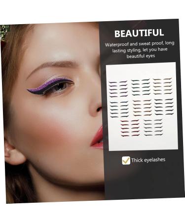 Didiseaon 120 Pairs Eyeliner Eye Skin Sticker Double Eyelid Stickers Eye Makeup Plastic Eyes Tool - Buy Online on SooperMarket.com