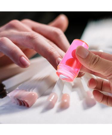 Lurrose Nail Stamper Tool - Fluorescent Nail Art Templates & Silicone Stamping Printer for Manicure | Salon Quality Nail Tools - Buy Online on SooperMarket.com