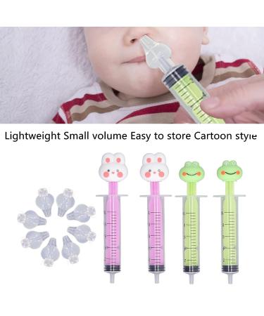 4pcs Nasal Aspirator Baby Professional 10ml Baby Nasal Irrigator Reusable Clean Silicone Nasal Tips - Buy Online on SooperMarket.com