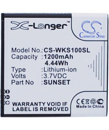 PRUVA 1200mAh Battery for Wiko Sunset Sunset 2 & Sunset Neuwertig - International Shipping Available - Buy Online on SooperMarket.com