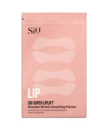 SiO Beauty Super LipLift | Smile & Lip Anti-Wrinkle Patches 4 Week Supply | Overnight Smoothing Silicone Patches For Lip & Smile Wrinkles And Fine Lines