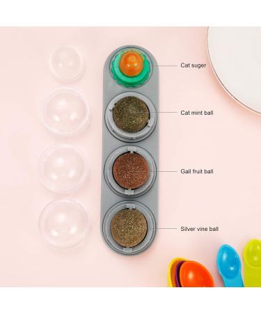Chutoral Rotatable Catnip Balls Toy - Licking Treats & Edible Catnip Balls for Cats and Kittens - Buy Online on SooperMarket.com