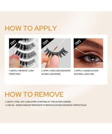 50 Pairs Muselash False Eyelashes Set - 100% Handmade Glamorous Wispies Demi Wispies & Volume Multipacks | International Shipping Available - Buy Online on SooperMarket.com