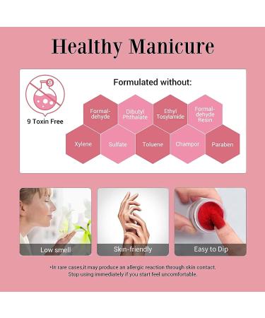 Dark Red Glitter Dipping Powder 28g/Box | No Lamp Cure, Natural Dry Like Gel Nails | Nail Salon Quality - No.29 HJ-ACG029 - Buy Online on SooperMarket.com