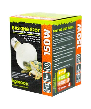 Komodo Basking Spot Lamp ES 150 Watt Screw fix 1 Count (Pack of 1)