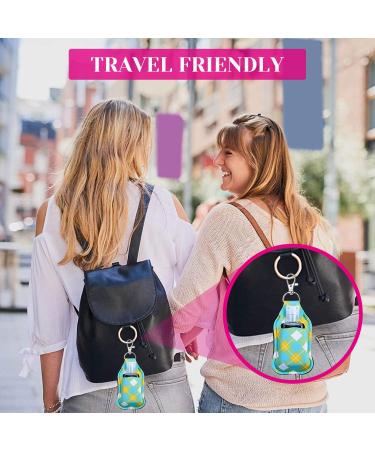 Shynek Hand Sanitizer Holders Set - 40pcs Empty Travel Bottles with Keychain Carriers - Buy Online on SooperMarket.com
