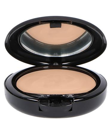 Amsterdam Professional Make-Up Light Velvet Face Foundation-Silky Smooth Coverage-Beautiful Flawless End Result-With Mirror&Sponge-Ideal For On-The-Go-Wb3 Beige-0.27 Oz(PH10026/NB)
