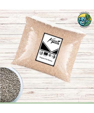 Koalakoi ORGANIC Pot Barley (4.5kg) Premium non-GMO Barley | High Fibre Content | Great For Blood Sugar Regulation and Weight Management (4.5kg) - Buy Online on SooperMarket.com