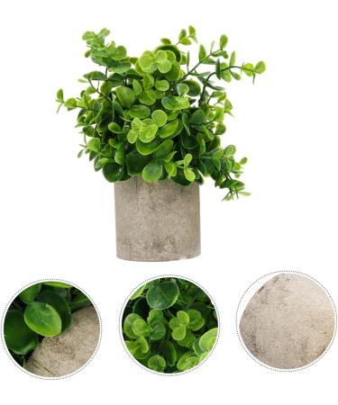 Cabilock 1pc Simulated Potted Plant Green Plants Plastic Rosemary As Shown 22x8cm - Buy Online on SooperMarket.com
