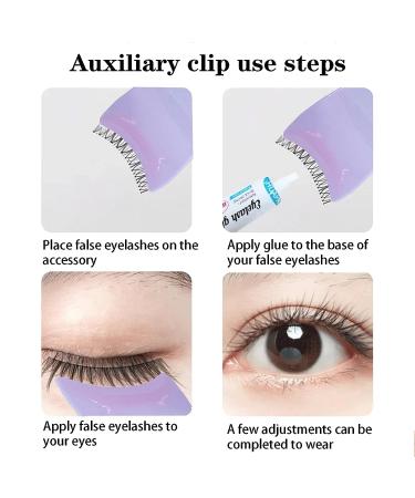 8Pcs Artificial Eyelash Applicator Clips - Convenient Tool for Easy False Eyelash Application - Buy Online on SooperMarket.com