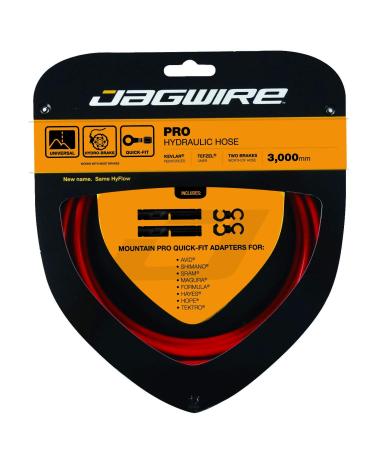 Jagwire Mountain Pro Hydraulic Hose Kit (Hyflow), Red