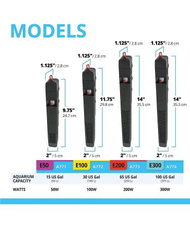 Fluval E-Heater 100W Perfect Aquarium Heater for Tanks Up to 120L | Shop Worldwide - Buy Online on SooperMarket.com