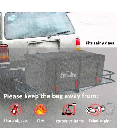 CZC AUTO 20 cu. ft Waterproof Hitch Cargo Carrier Bag - for Car, Truck, SUV & Vans | Weatherproof Traveling Bag for Hitch Trays & Baskets - Safe, Steady & Durable | Black - Buy Online on SooperMarket.com