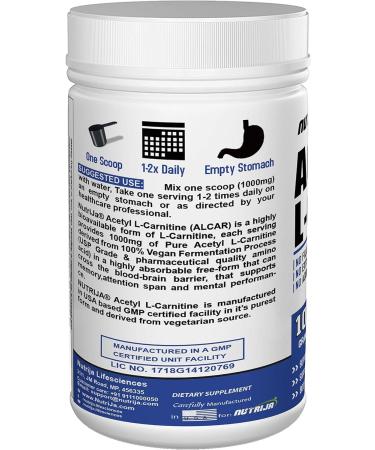Acetyl L-Carnitine (Alcar) - 100gm (Pineapple) - Buy Online on SooperMarket.com