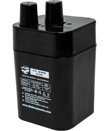 6V 5AH SLA Battery - UB650 PS-650L PC640L DG6-4 for Lantern & Flashlight | International Shipping Available - Buy Online on SooperMarket.com