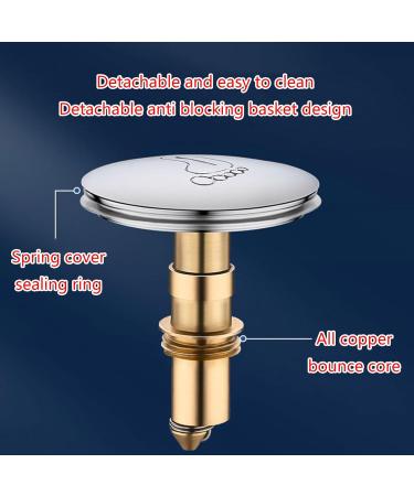 Saddgo Kitchen Floor Strainer Plugs Filter Fast Drainage Anti-Backflow Odor Filter Universal Floor Drain Artifact Bounce - Buy Online on SooperMarket.com